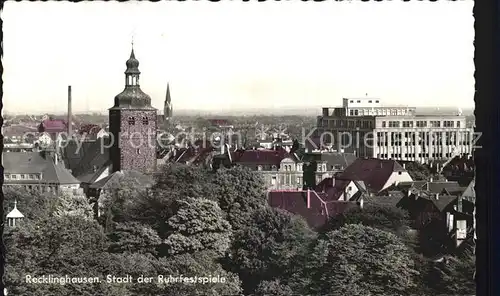 Recklinghausen Westfalen Panorama Kat. Recklinghausen