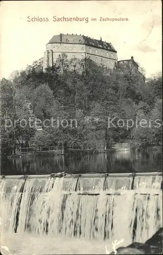 Zschopautal Schloss Sachsenburg Kat. Zschopau