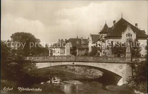 Erfurt Pfoertchenbruecke Kat. Erfurt