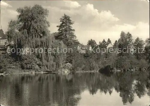 Strausberg Brandenburg Muehlteich Hegermuehlenfliess Annatal Kat. Strausberg