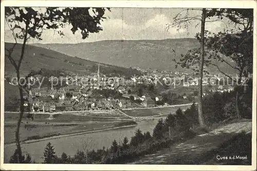 Kues Mosel Kirche Ansicht Kat. Bernkastel Kues