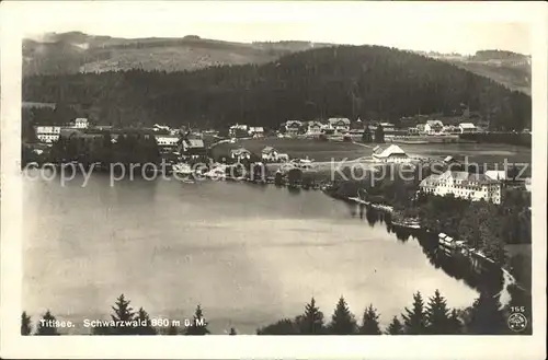 Titisee Ansicht Schwarzwald Kat. Titisee Neustadt