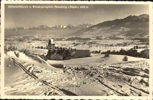 Mittelberg Oy Hoehenluftkurort Wintersportplatz Kat. Oy Mittelberg