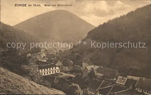 Zorge Blick vom Glockenturm Kat. Zorge