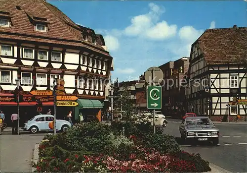 Hoexter Weser Fachwerkhaeuser Markt Weserstr Kat. Hoexter