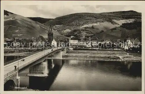 Bernkastel Kues Bruecke Mosel Kirche Kat. Bernkastel Kues