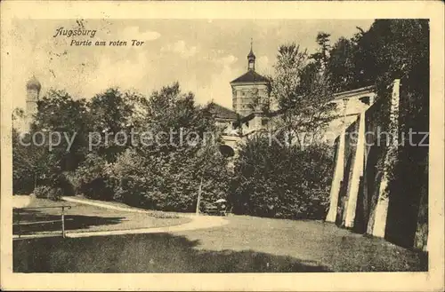 Augsburg Partie am roten Tor Kat. Augsburg