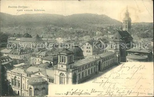 Baden Baden Schloss Kat. Baden Baden