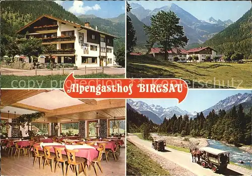 Oberstdorf Alpengasthof Birgsau Kat. Oberstdorf