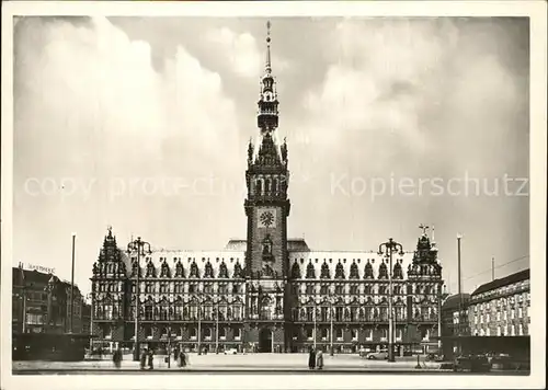 Hamburg Rathaus Kat. Hamburg