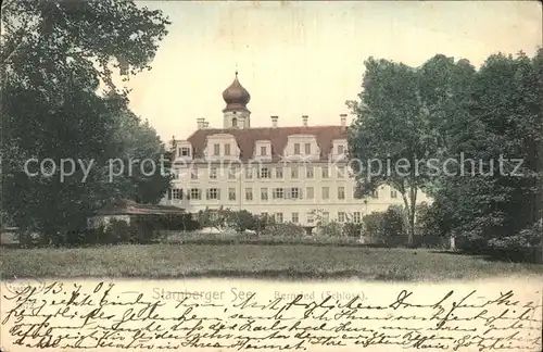 Bernried Starnberger See Schloss  Kat. Bernried