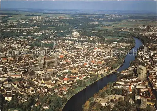 Ulm Donau Luftaufnahme Kat. Ulm