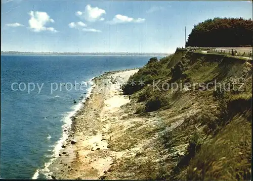 Travemuende Ostseebad Brodtener Steilufer Kat. Luebeck