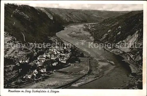 Moselkern Burg Bischofstein  Kat. Moselkern