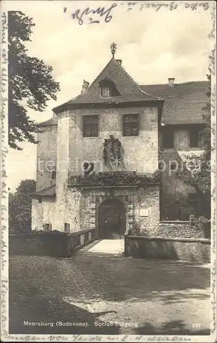 Meersburg Bodensee Schloss Tor Kat. Meersburg