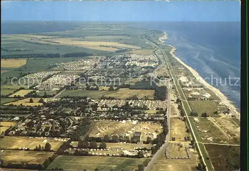 Groemitz Ostseebad Lensterstrand Fliegeraufnahme Kat. Groemitz