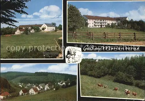 Elkhausen Sieg Haus Marienberge Erholungsheim Kat. Katzwinkel (Sieg)