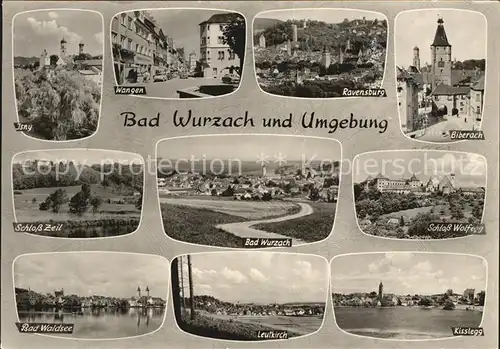 Bad Wurzach Isny Schloss Zeil Bad Waldsee Leutkirch Kisslegg Biberach Wangen Ravensburg  Kat. Bad Wurzach