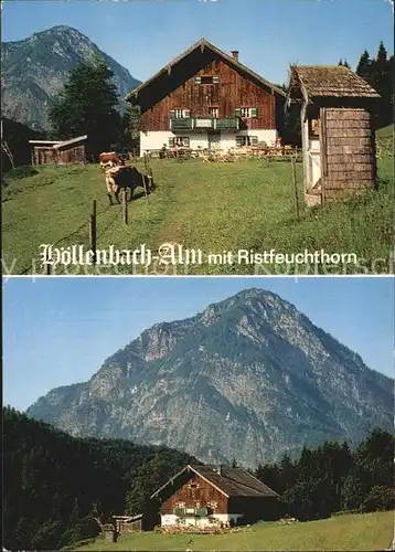 Hoellenbach Alm mit Ristfeuchthorn Kat. Kisslegg