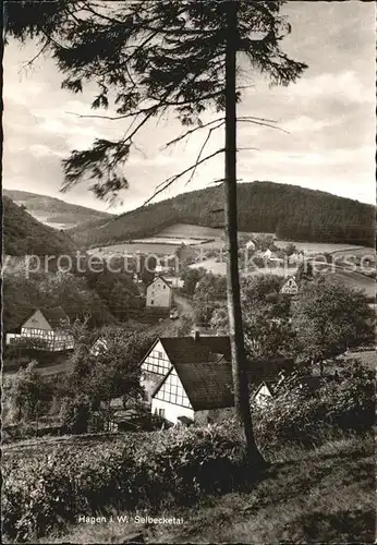 Hagen Westfalen Panorama Selbecketal Kat. Hagen