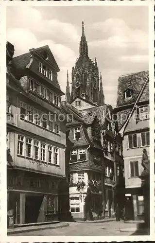 Frankfurt Main Saalgasse mit Blick zum Dom Kat. Frankfurt am Main