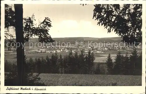 Morbach Hunsrueck Panorama Luftkurort Kat. Morbach