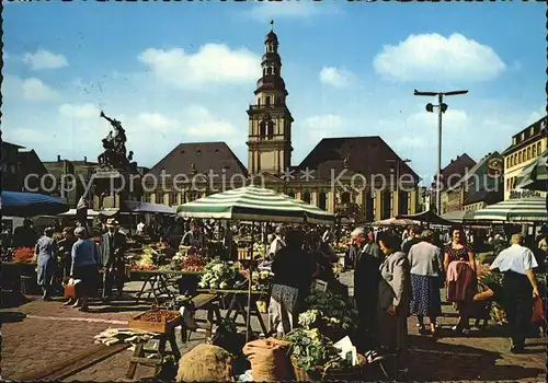 Mannheim Altes Rathaus Markt Denkmal Kat. Mannheim