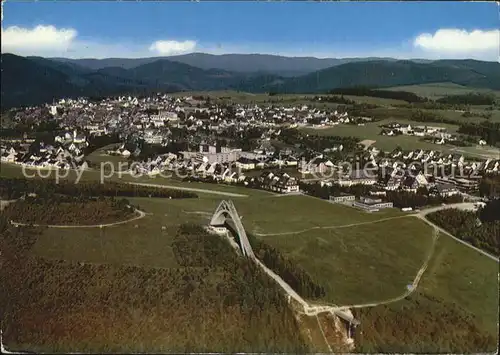 Winterberg Hochsauerland Fliegeraufnahme mit Sprungschanze Kat. Winterberg