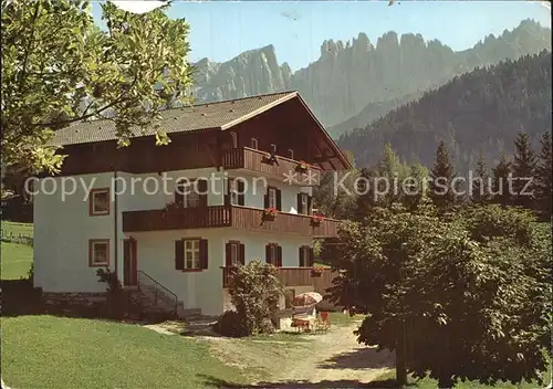 Welschnofen Suedtirol Haus Christa  Kat. Nova Levante