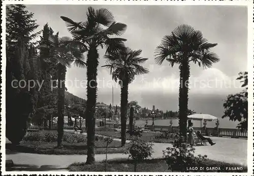 Fasano Lago di Garda Panorama Kat. Italien