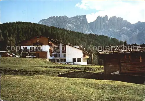 Welschnofen Suedtirol Schutzhaus Moser Alm Rosengarten Kat. Nova Levante