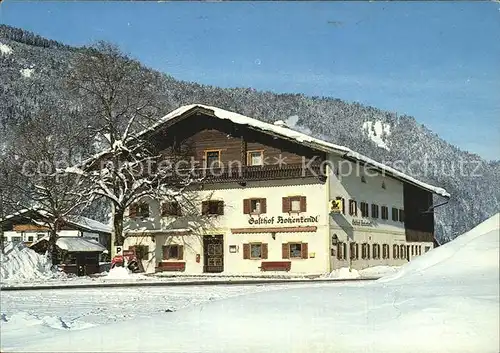 Schwendt Gasthaus Hohenkendl Kat. Schwendt