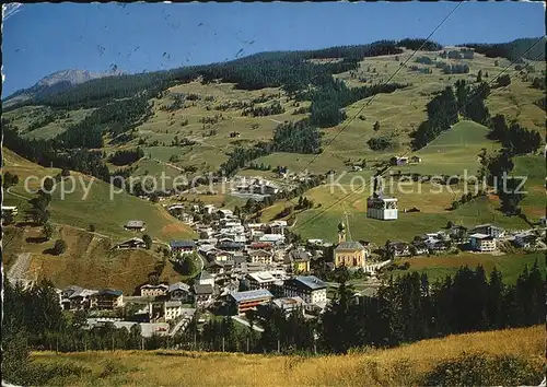 Saalbach Hinterglemm mit Schattbergseilbahn Kat. Saalbach Hinterglemm