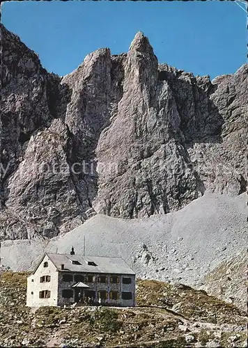 Lamsenjochhuette im Karwendel Kat. Schwaz