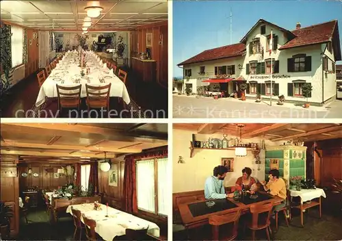 Hugelshofen Restaurant Metzgerei Hirschen Kat. Hugelshofen