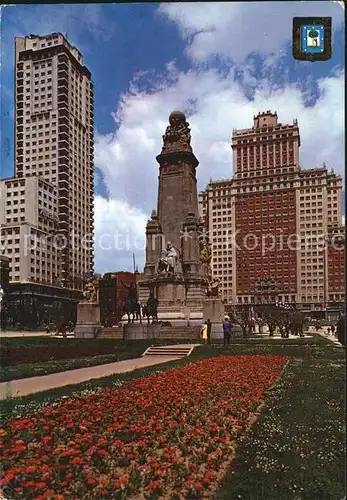 Madrid Spain Plaza Espana Kat. Madrid