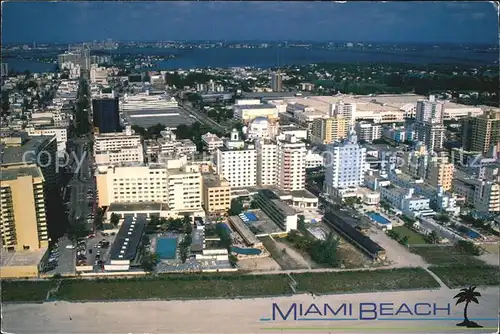 Miami Beach Fliegeraufnahme Skyline Kat. Miami Beach