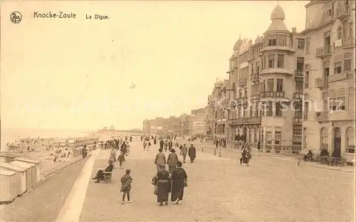 Knocke Zoute La Dique Strandpromenade