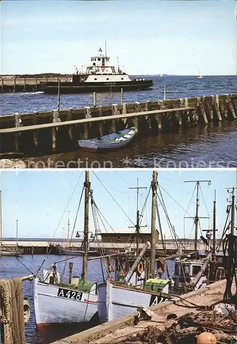 Hvalpsund Hafen Fischkutter Mole