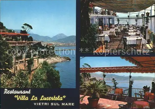 Vietri Restorante Pensione Villa la Lucertola sul mare