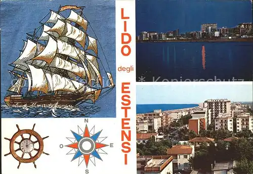 Lido di Estensi Segelschiff