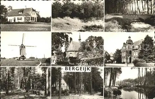 Bergeijk Molen Opzichtenswoning Schut Kerk