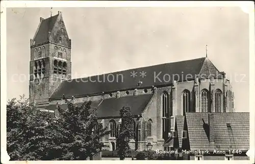 Bolsward Boalsert Martinikerk anno 1446 Kirche