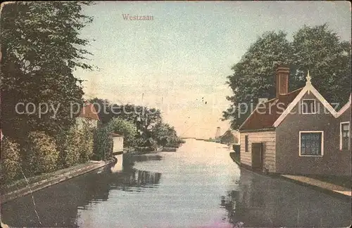 Westzaan Partie am Wasser