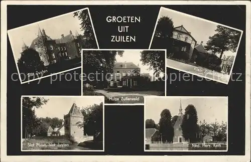 Zuilen Klein Zullenburg Kerk Slot Poort Zuylen Huize Zullenveld 