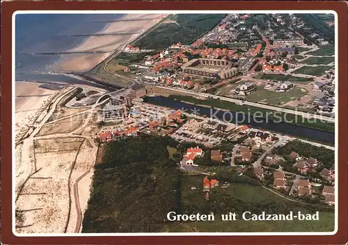 Cadzand Zeeland Fliegeraufnahme