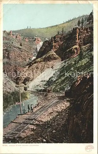 Colorado US State Eagle River Canyon Railway