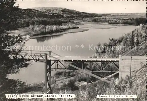 Alaska US State Highway River Bridge