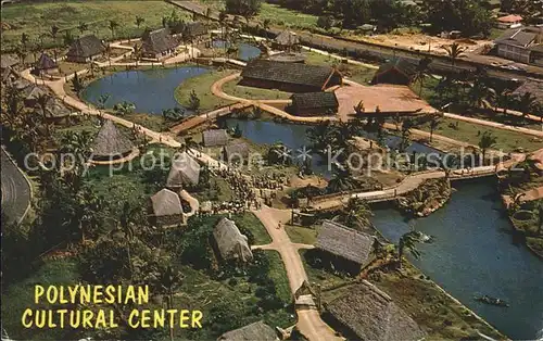 Hawaii US State Polynesian Cultural Center Fliegeraufnahme