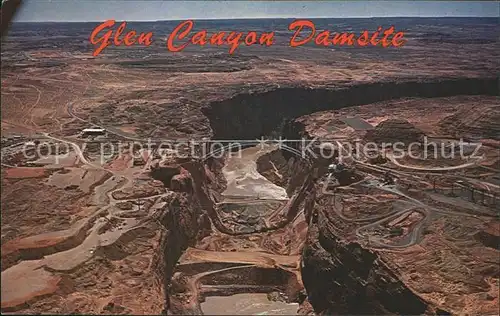 Colorado US State Glen Canyon Damside